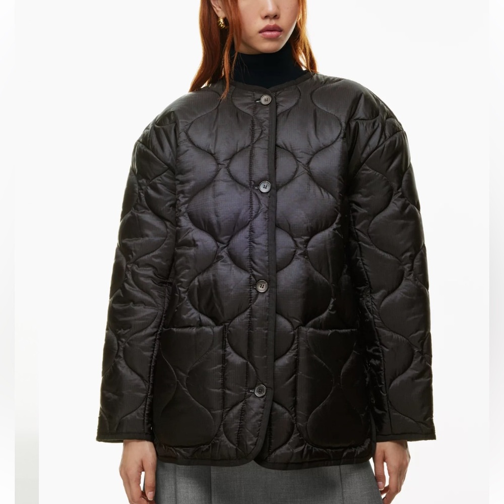 Aritzia Babaton Evergreen Quilted Jacket